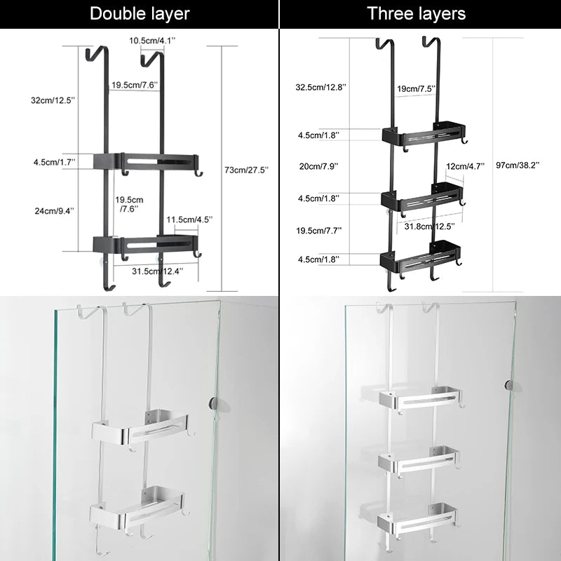 Organishower™ - Support pour produits de bain - Espace Pratique